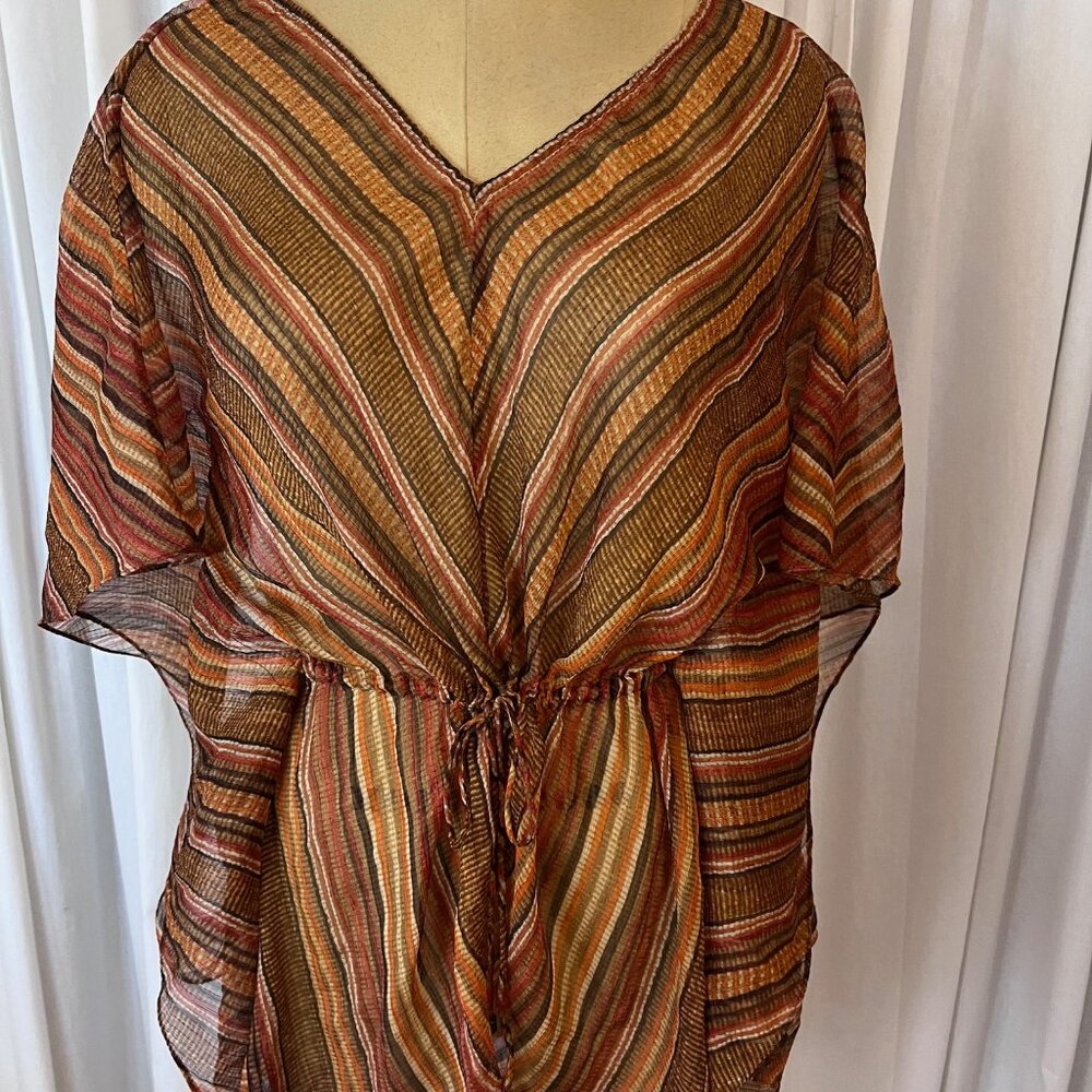 Ralph Lauren Chiffon Boho Tunic Top